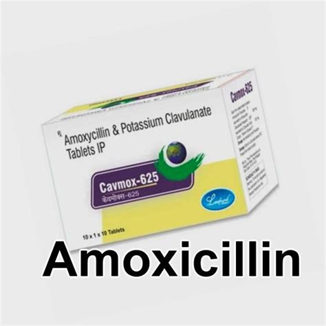 Amoxicillin and clavulanate potassium used for strep throat ...