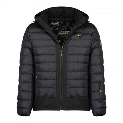 Canadian Peak Black Padded Puffer Jacket My Boutique Co Uk