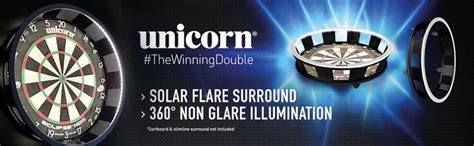 Unicorn Solar Flare Illuminated Pro Dartboard Surround Amazon Co Uk