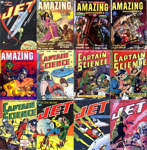 Vintage Science Fiction Comics Amazing Adventures Captain Etsy