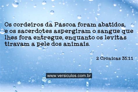 2 Crônicas 35 Explicação - Explicação e Significado: II Crônicas 35:11 - ARC - Estudo Bíblico