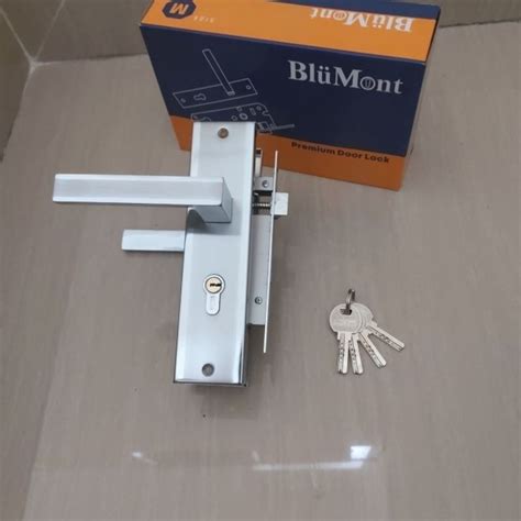 Handle Kunci Pintu Rumah Set Minimalis Ukuran Medium Tanggung Bm