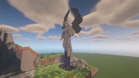 Angel Statue Schematic Minecraft Map Minecraft Minecraft Statues Hot Sex Picture