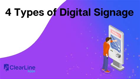 4 Types of Digital Signage | ClearLine