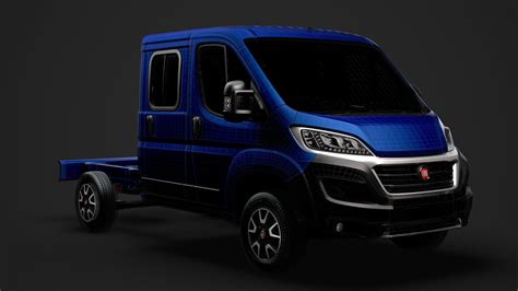 Fiat Ducato Chassis Truck Crew Cab 3450 WB 2019 3D Model By Creator 3D