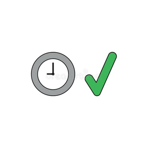 Icono De Control De Reloj Stock De Ilustraci N Ilustraci N De Muestra