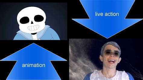 Sans Battle Stronger Than You Animation Vs Live Action Youtube