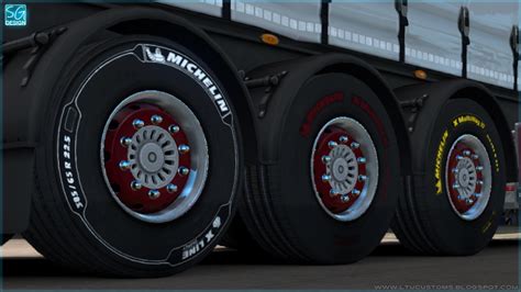 LTUcustoms ETS2 MICHELIN DLC TRAILER TIRES V1 0