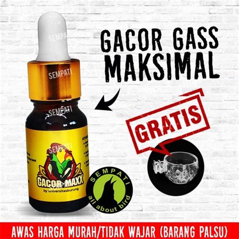 Jual GACOR MAXX FREE CEPUK VITAMIN PENGGACOR MAKSIMAL BURUNG KICAU