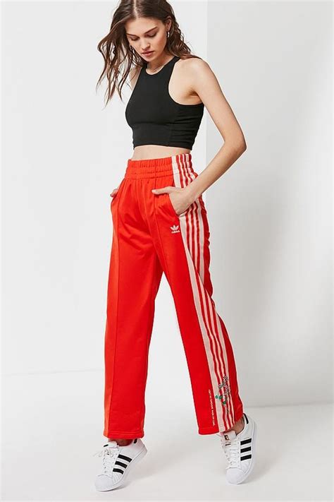 Adidas Originals Embroidered Floral Track Pant How Street Style Stars