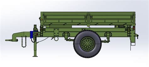 M1082 25吨lmtv拖车step模型图纸下载 懒石网