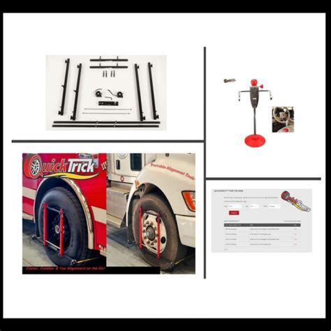 Quicktrick Wheel Alignment Kit Fleet Semi Lg Rv Bus Rims