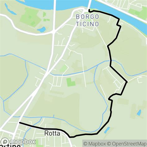 Pavia San Martino Siccomario Mappa Percorso Ciclabile Bici