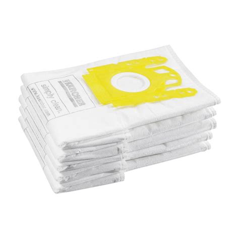 Karcher 6 904 329 0 VC Fleece Vacuum Bags Pack Of 5 KAR5VCB