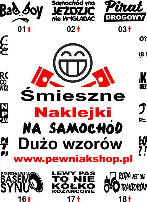 Mieszne Naklejki Na Auto Samoch D Cm X Cm Za Z Z Gorzow