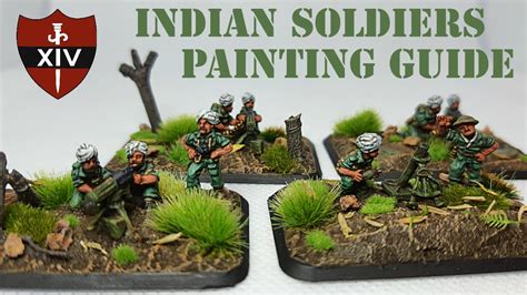 Ww2 14th Army Indian Miniatures Flames Of War Painting Guide Youtube