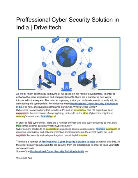 Ppt Proffessional Cyber Security Solution In India Driveittech Powerpoint Presentation Id