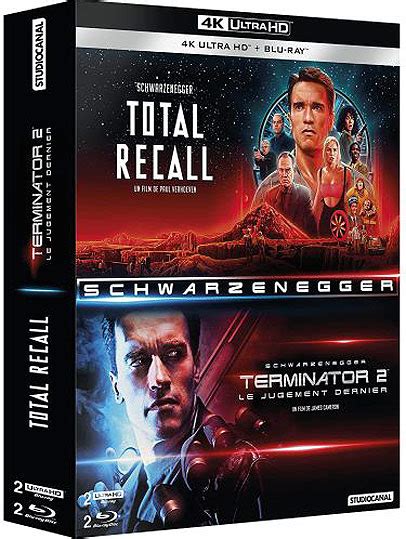 Coffret Steelbook Bluray 4k Arnold Schwarzenegger