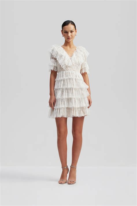 Sky Mini Dress White MINI DRESSES Malina