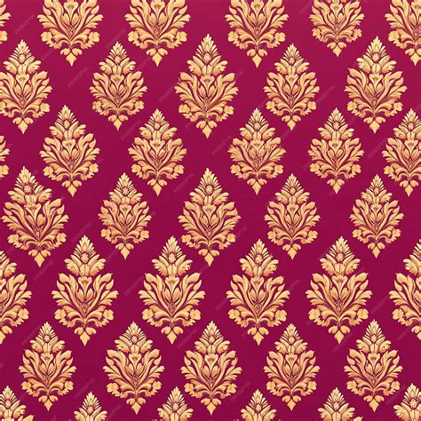 A purple background with gold leaves and a gold pattern | Premium AI-generated image