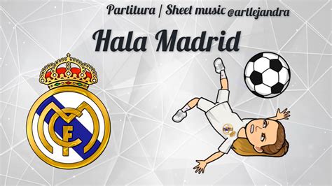 Himno Del Real Madrid Partitura Sheet Music Youtube