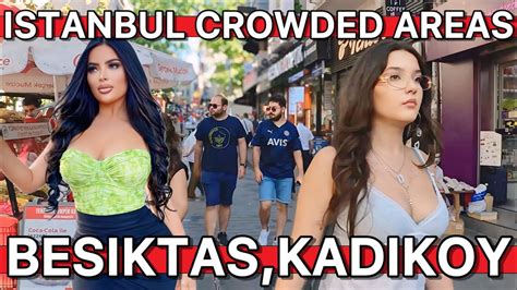 TurkiyeIstanbul Crowded Areas Besiktas Nightlife Kadikoy District