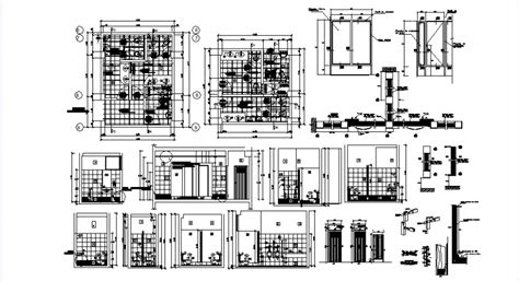 Bathroom elevation design concept file - Cadbull