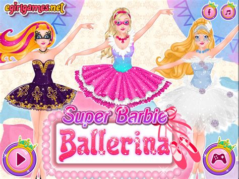 Super Barbie Ballerina Game - Fun Girls Games