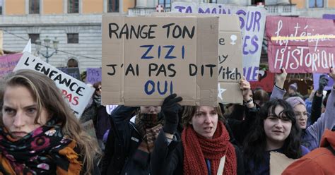 En images 200 personnes défilent à Annecy contre les violences faites