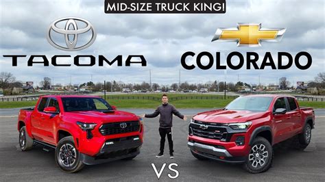 MIDSIZE TRUCK BATTLE NEW 2024 Toyota Tacoma Vs Chevy Colorado