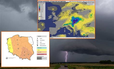 Niszcz Ce Burze Uderz We Wtorek Grad Cm Pot Ny Upa I Ulewy Do