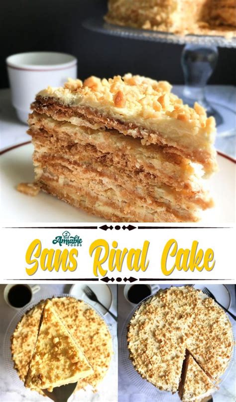 Sans Rival (Layered Cashew Meringue Cake) Recipe | Amiable Foods