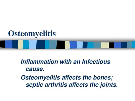 PPT - Osteomyelitis PowerPoint Presentation - ID:298370