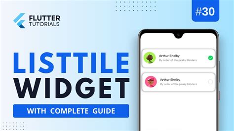 Flutter ListTile Widget Complete Guide In One Video YouTube