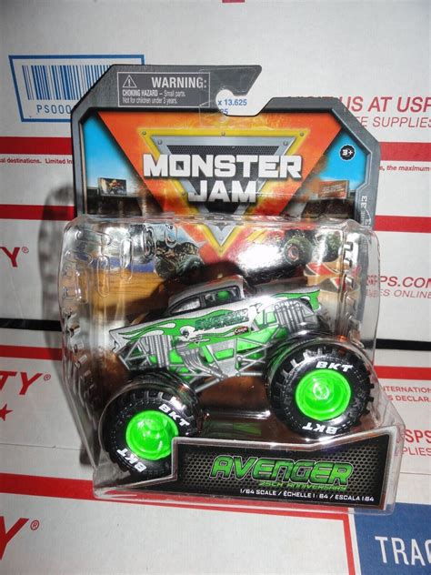 SPIN MASTER 2023 MONSTER JAM AVENGER WORLD FINALS SERIES 33 SHIPPING $6 ...