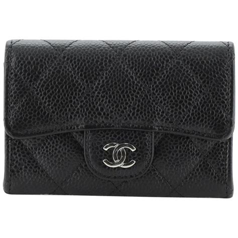 Chanel Classic Flap Card Holder Quilted Caviar At 1stdibs Chanel Flap