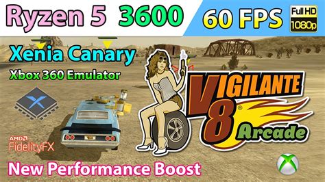 Vigilante 8 Arcade New Performance Boost 60 FPS 1080p Xenia