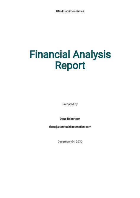 23+ FREE Financial Report Templates [Edit & Download] | Template.net