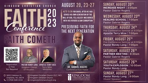 Kingdom FAITH Conference 2023 – Kingdom Christian Church