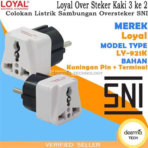 Promo Premium Loyal Over Steker Kaki Ke Colokan Listrik Sambungan