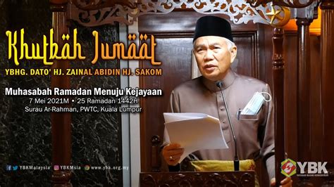 Khutbah Jumaat Muhasabah Ramadan Menuju Kejayaan Youtube