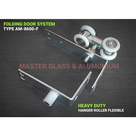 Jual Roda Pintu Lipat Flexible Heavy Duty AM 8600 Plat L Lurus Shopee