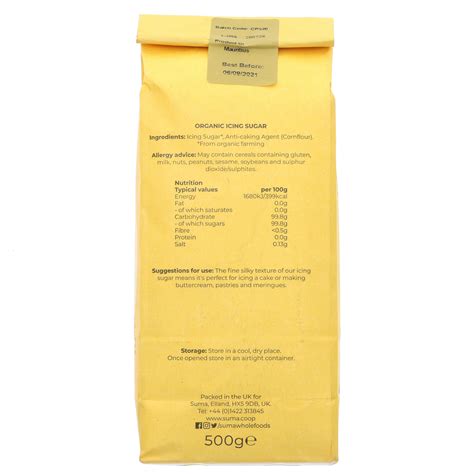 Organic Icing Sugar 500g