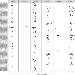 Differential Abundance Analysis Between Urt Sites Asvs Were Identified