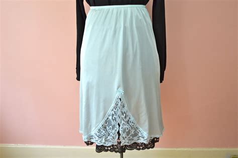 SALE Vintage Lingerie Light Blue Aqua Sweet Nothings