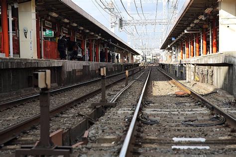 Japanese Railway Tracks Journey Background Japan Photo And Picture For