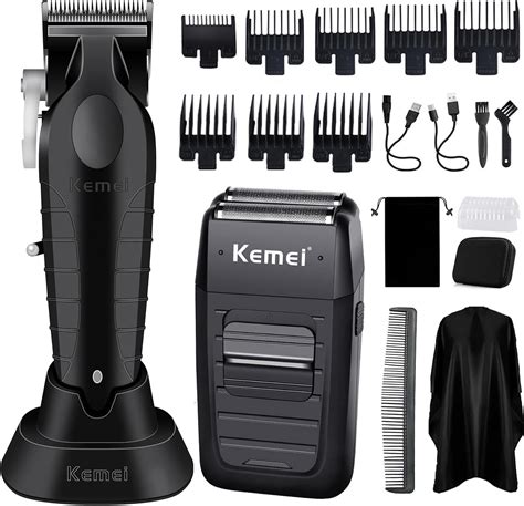 Amazon Kemei Hair Clipper And Trimmer Set Professional Cordless