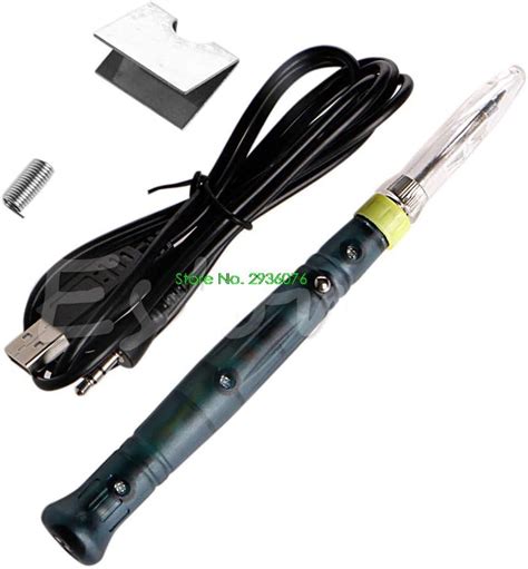 Amazon 8W 5V USB Powered Electric Soldering Iron Solder Pen