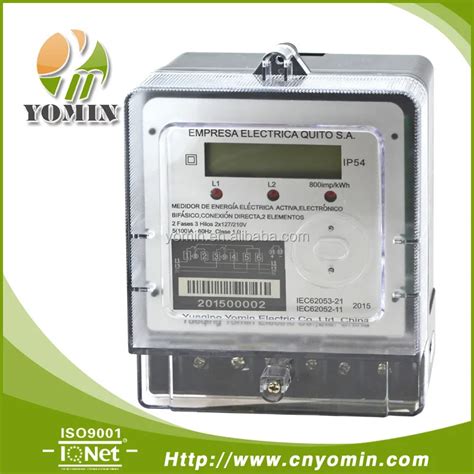 Iso 9001 Usine Yem321 Bidirectionnel Électronique Compteur Dénergie