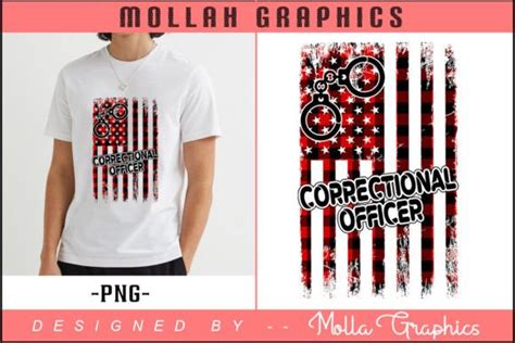 Correctional Officer Sublimation Design Graphic By Molla Graphics